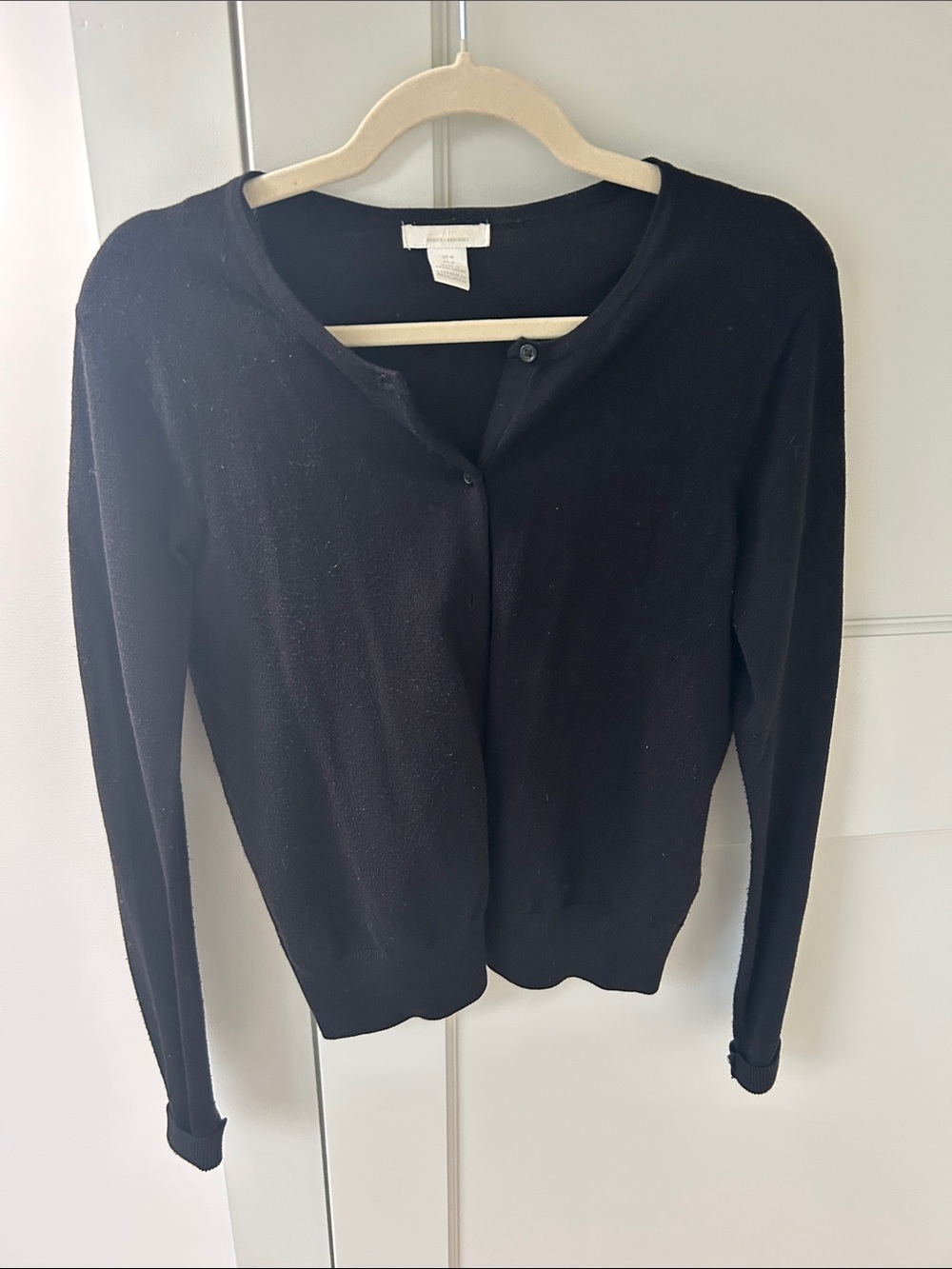 H&M Black Long-Sleeve Knit Cardigan